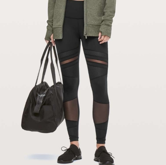 lululemon athletica Pants - Lululemon Mix and Mesh Tights